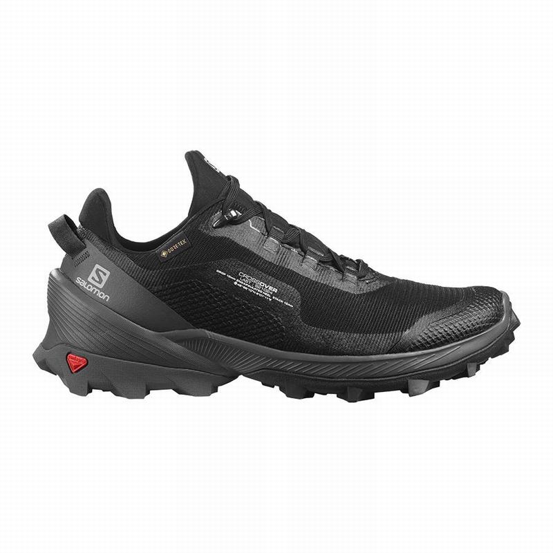 SALOMON CROSS OVER GORE-TEX Philippines - Women's Hiking Shoes - Black | 450813-GNM